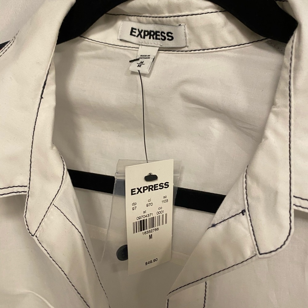 Express Easy Fit Button Up - Picture 6 of 6